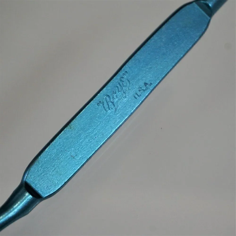 Vintage Sewing Boye USA Tracing Wheel Blue Teal